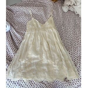 Urban outfitters cream mini dress